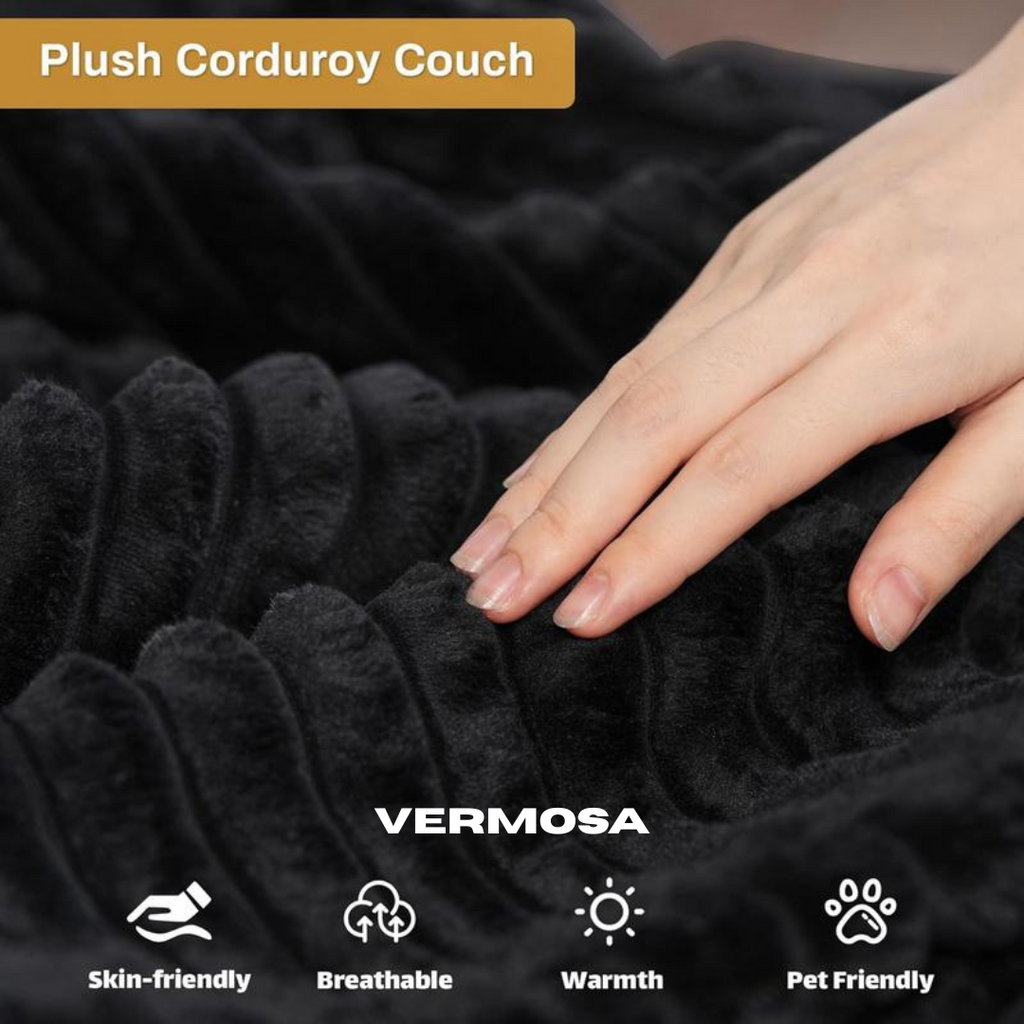 Vermosa - Boneless U-Shape Corduroy Couch